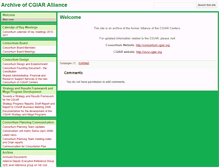 Tablet Screenshot of alliance.cgxchange.org